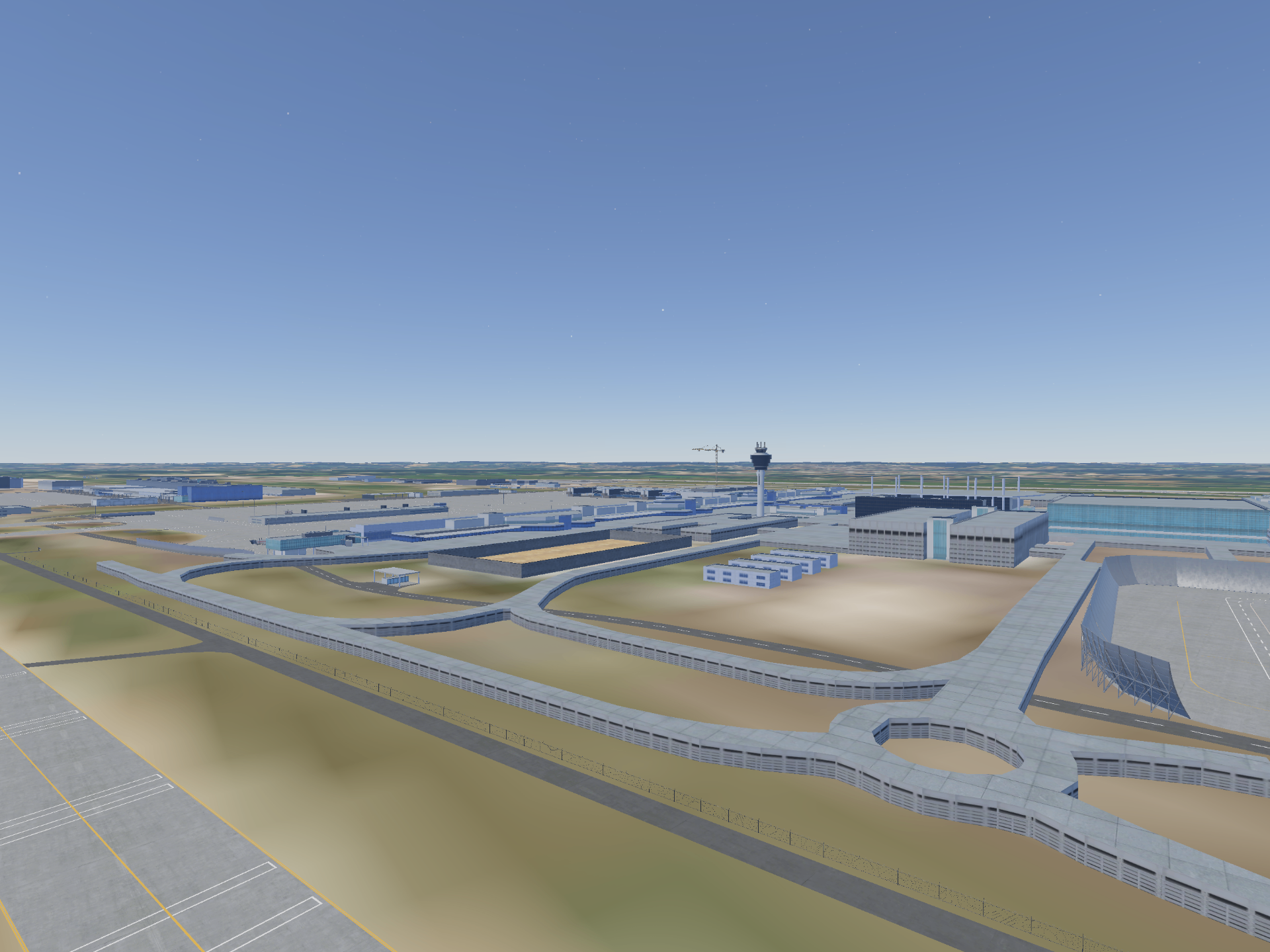 Munich Airport aerial view